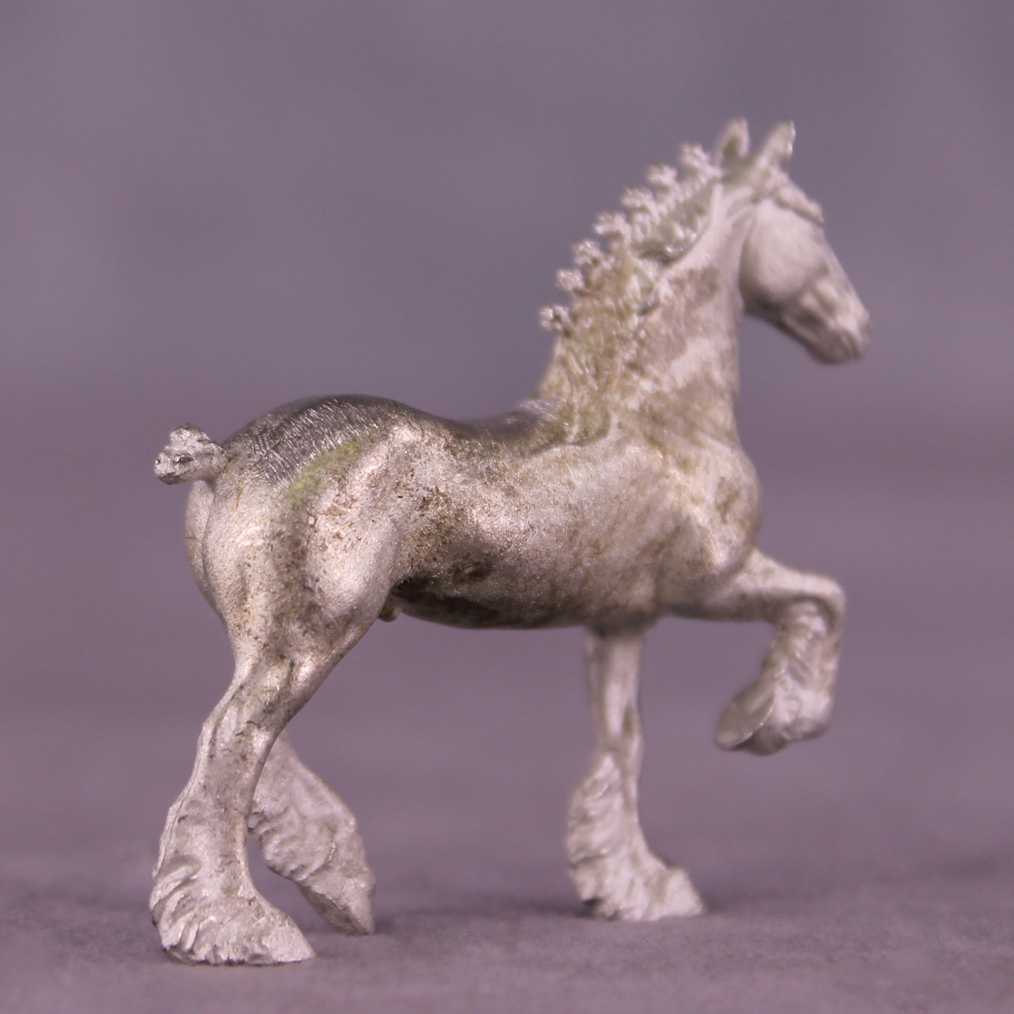 NEW 2025 Micro Pewter Trotting Drafter 1:64 Scale