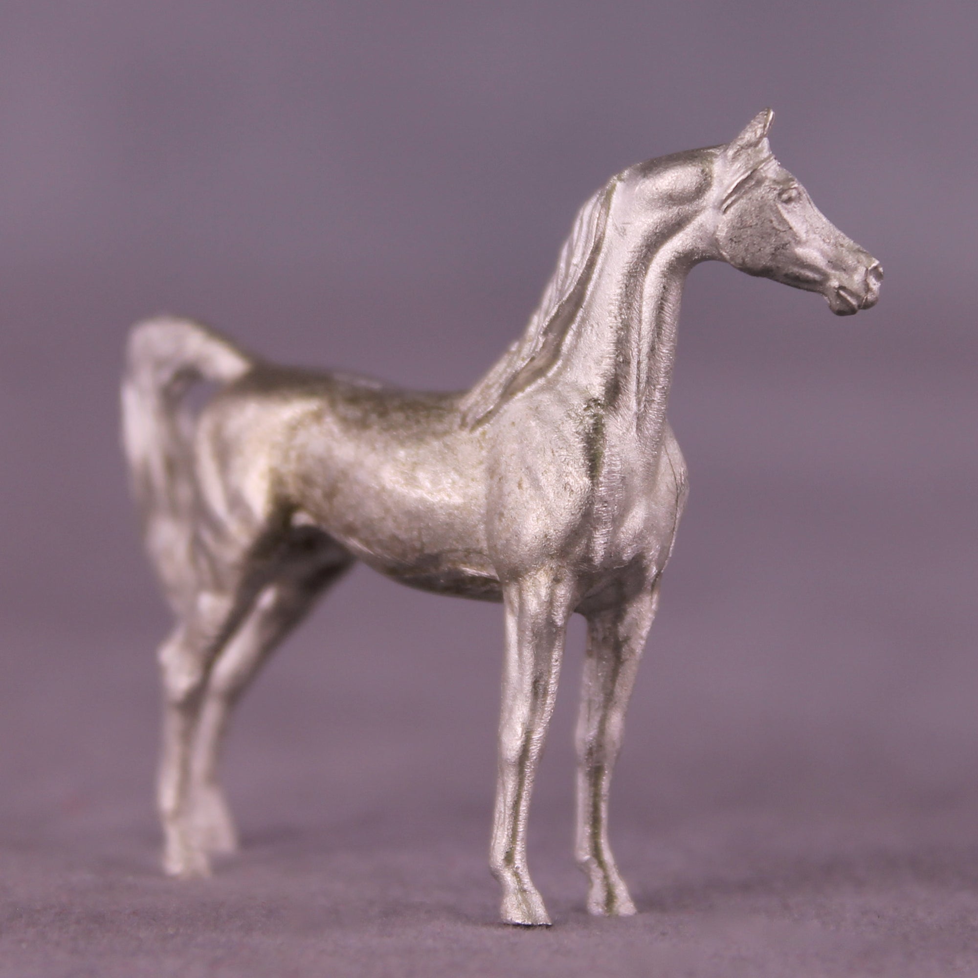 NEW 2025 Micro Pewter Arabian Stallion 1:64 Scale