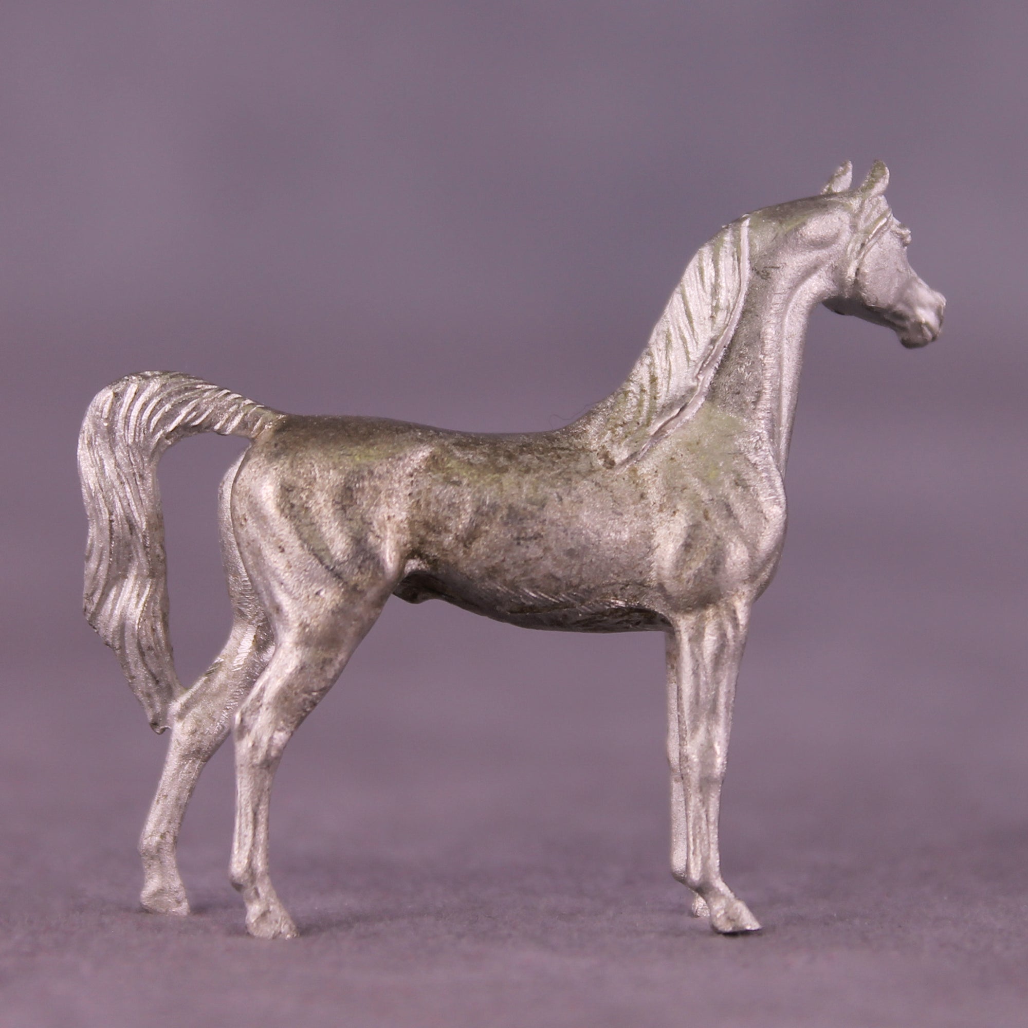 NEW 2025 Micro Pewter Arabian Stallion 1:64 Scale