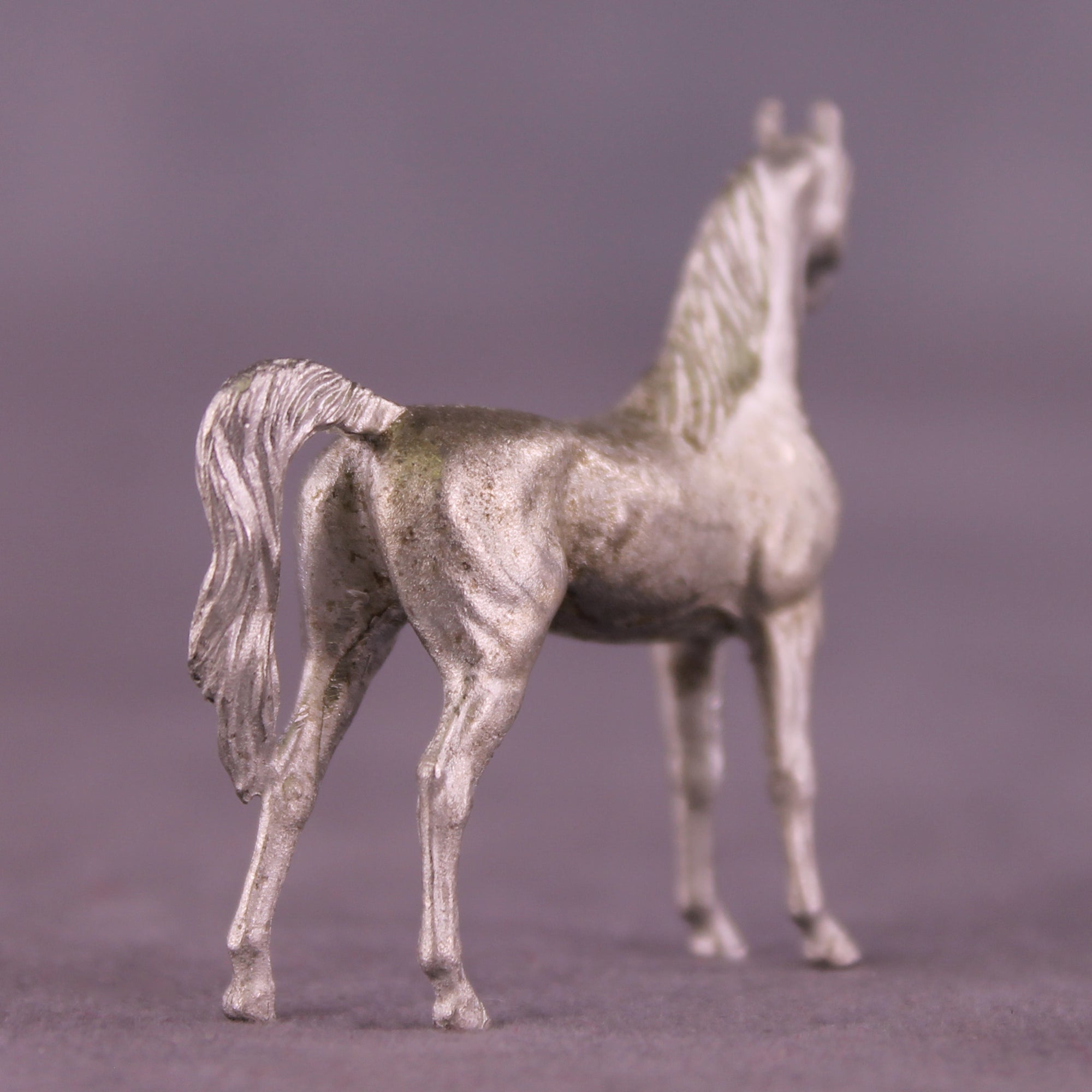 NEW 2025 Micro Pewter Arabian Stallion 1:64 Scale