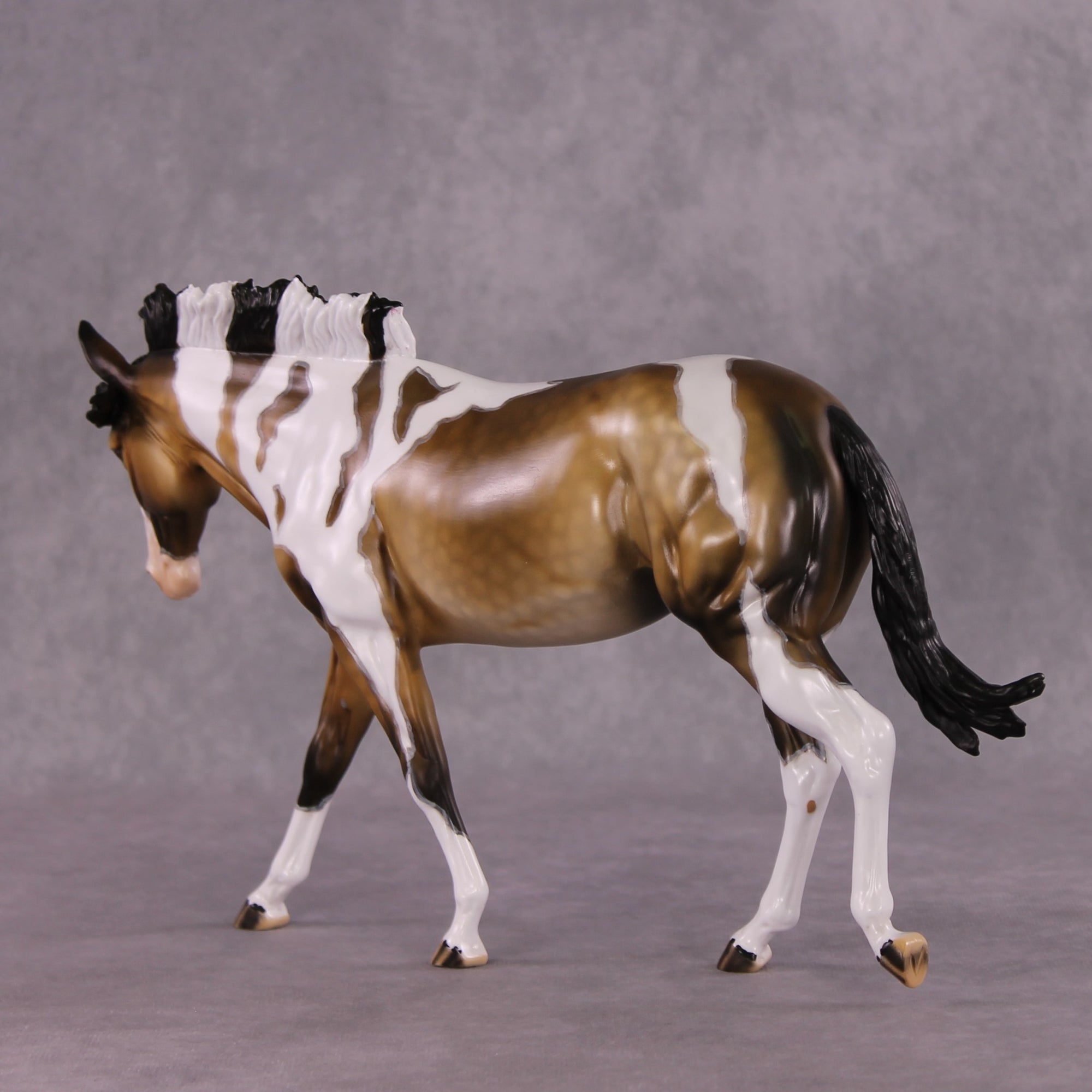 "Afternoon Coffee" OOAK FCM Large Mule by Dawn Quick SHCF25