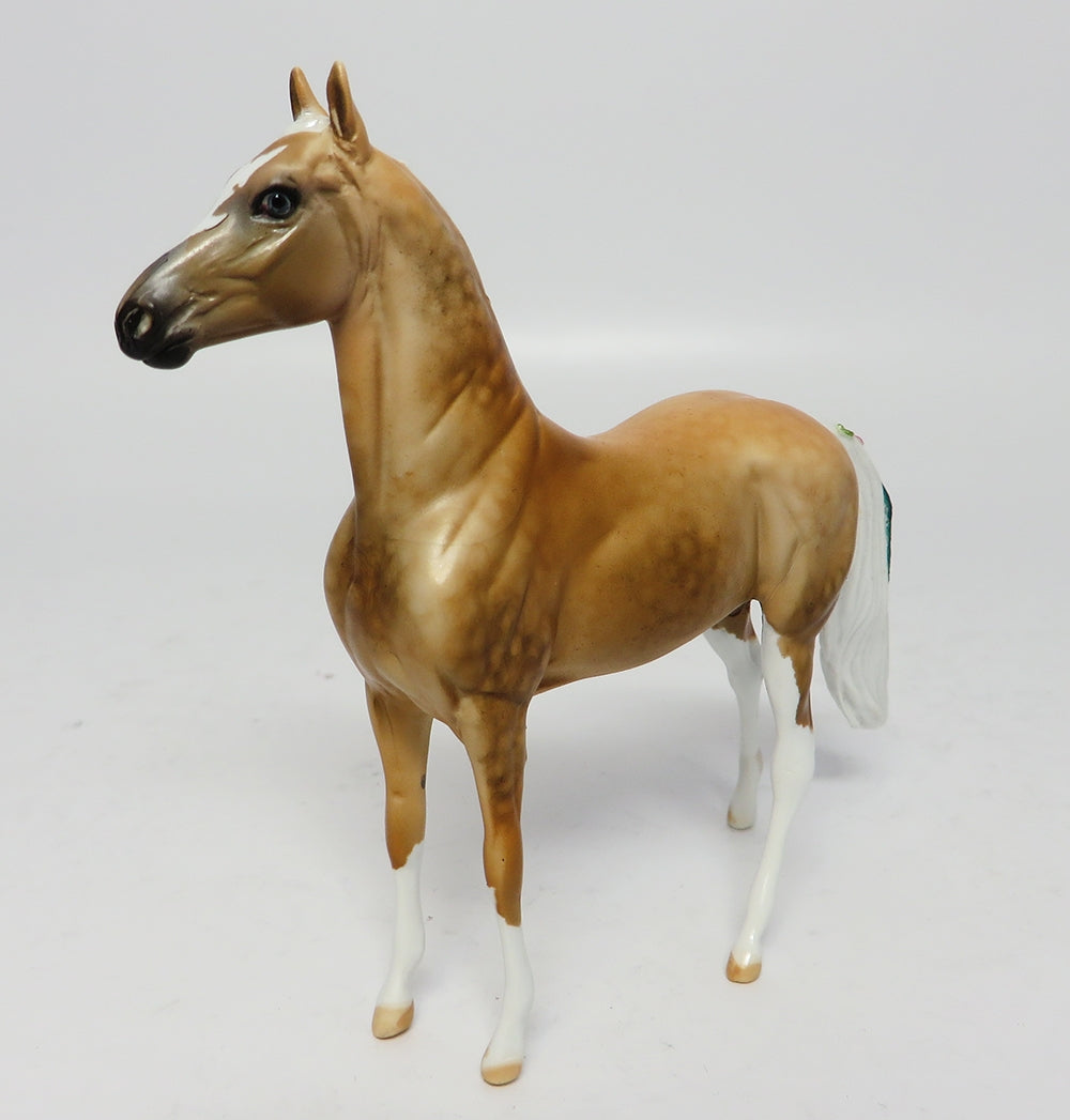 AMERICA-OOAK DAPPLE PALOMINO ANDALUSIAN CHIP EQ 2017