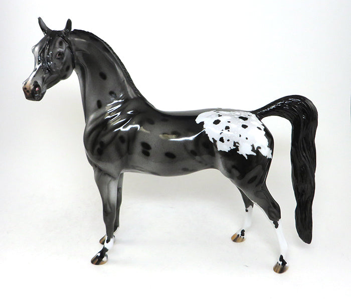 ANGEL WINGS - OOAK APPALOOSA ARABIAN MODEL HORSE - 3/16