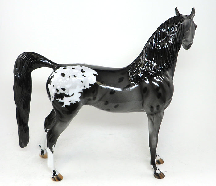 ANGEL WINGS - OOAK APPALOOSA ARABIAN MODEL HORSE - 3/16