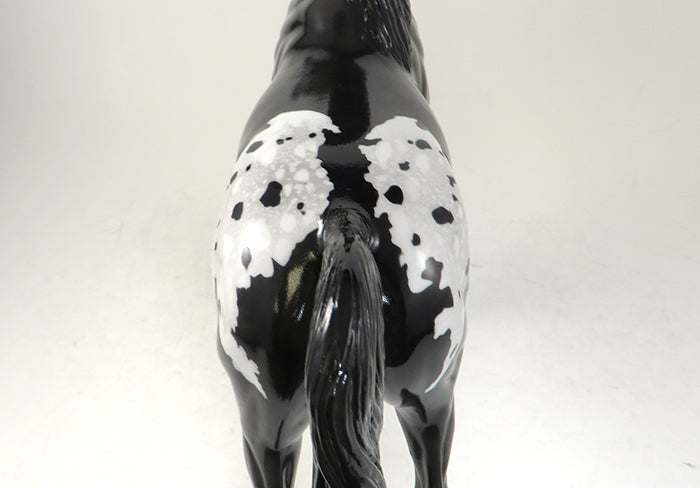 ANGEL WINGS - OOAK APPALOOSA ARABIAN MODEL HORSE - 3/16