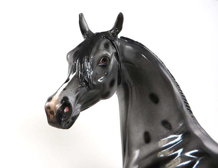 ANGEL WINGS - OOAK APPALOOSA ARABIAN MODEL HORSE - 3/16