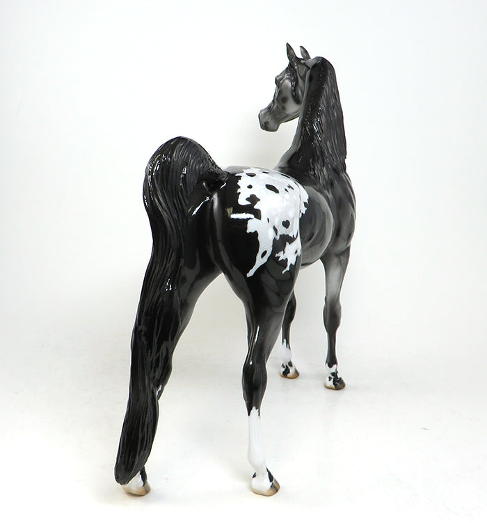 ANGEL WINGS - OOAK APPALOOSA ARABIAN MODEL HORSE - 3/16