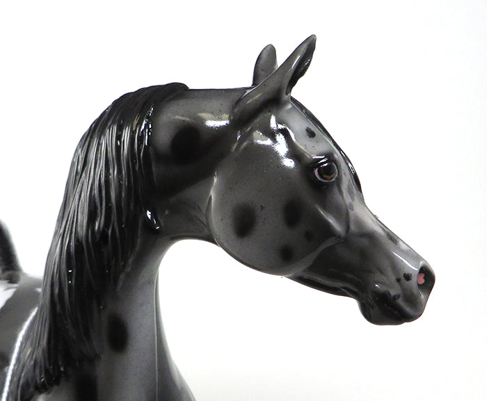 ANGEL WINGS - OOAK APPALOOSA ARABIAN MODEL HORSE - 3/16