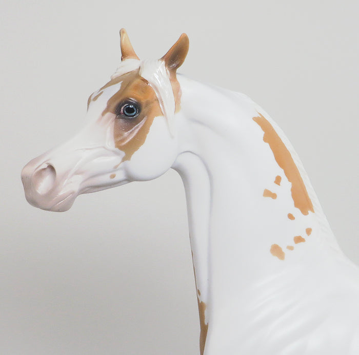 FALL FROM GRACE - OOAK PALOMINO PAINT ARABIAN MODEL HORSE - 1/22