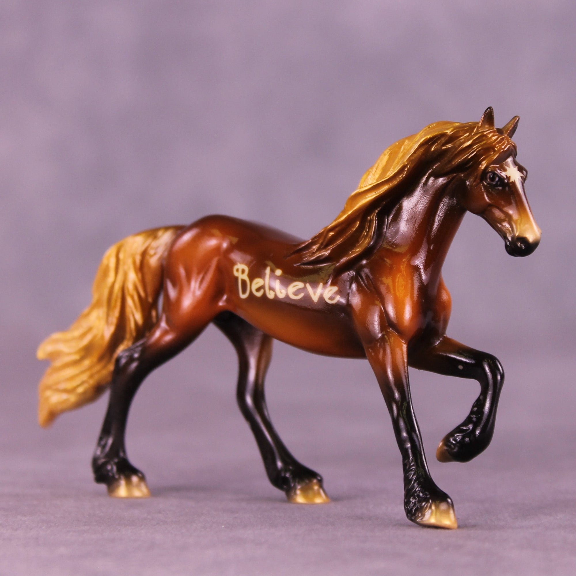 Believe in Dreams OOAK Chip Friesian by Enrique Duarte HS25