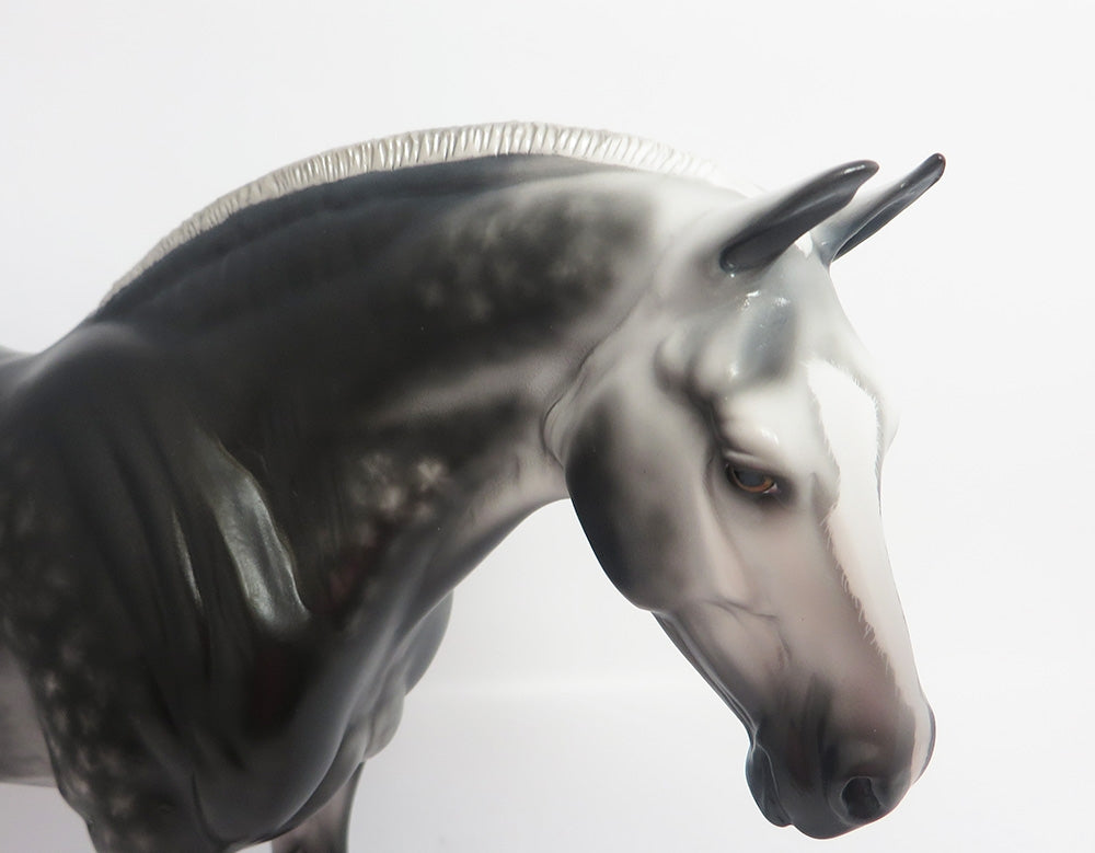 BETSY-OOAK STAR DAPPLE GREY BUNNY BY SHERYL LEISURE WHS 2017