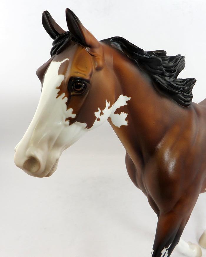 BLITZ-OOAK BAY PAINT PALOUSE MODEL HORSE 2/5