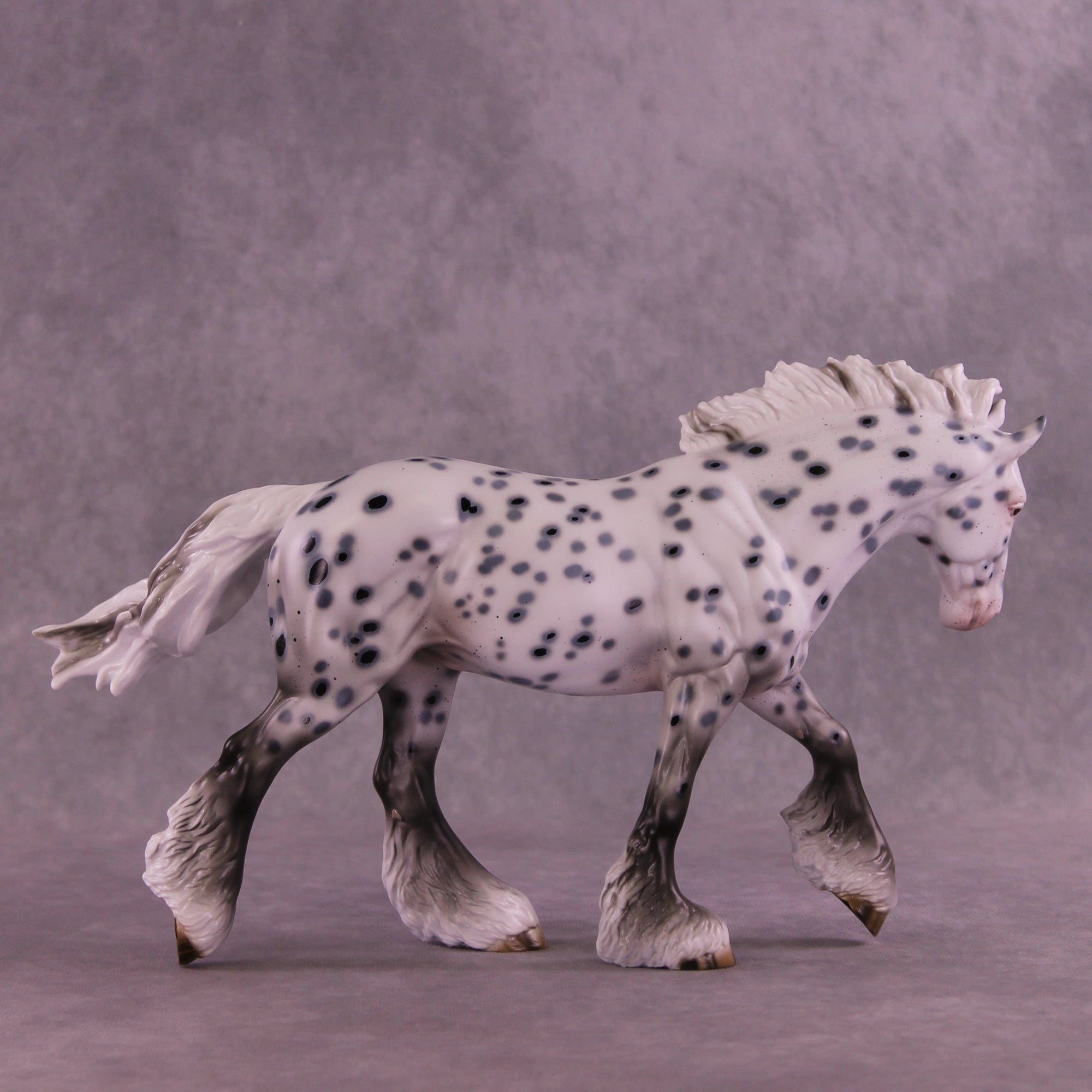 Blizzard Wizzard OOAK FCM Irish Cob by Ellen Robbins HS25