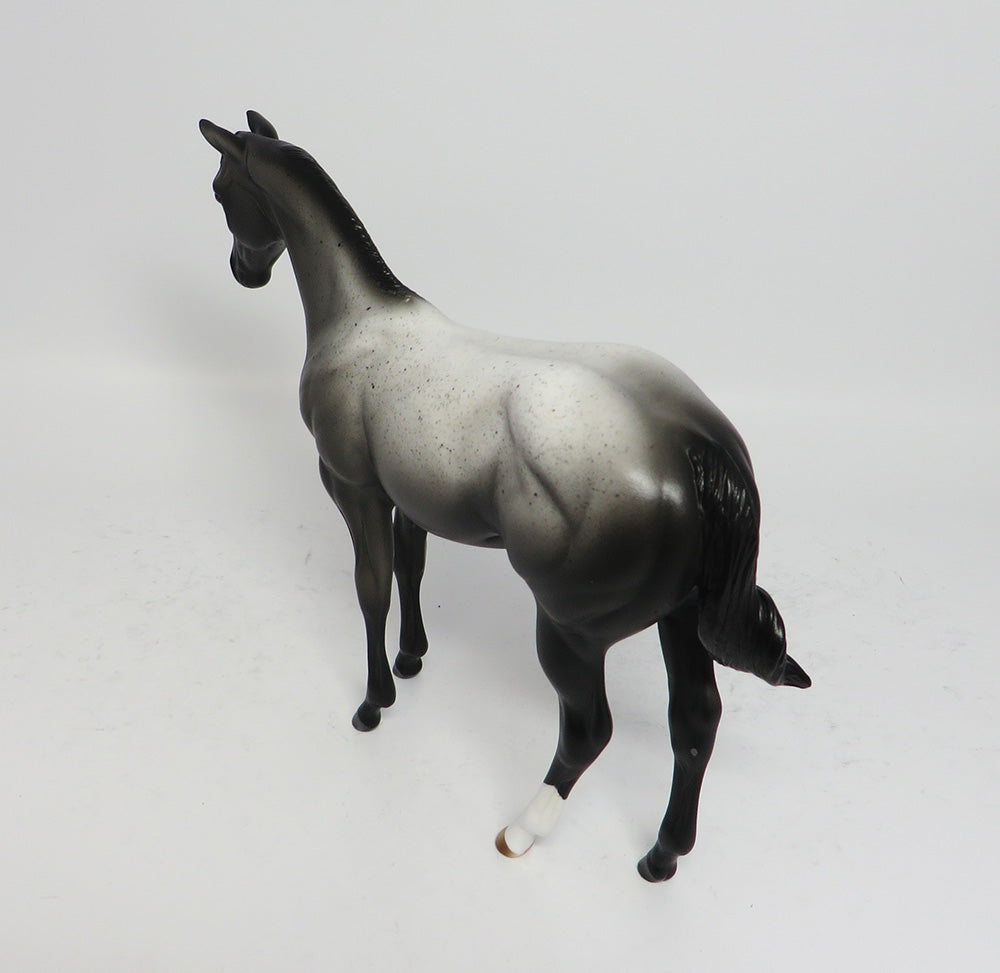 CLOUDS IN THE SKY-LE-3 BLUE ROAN WEANLING MODEL HORSE EQ 2017