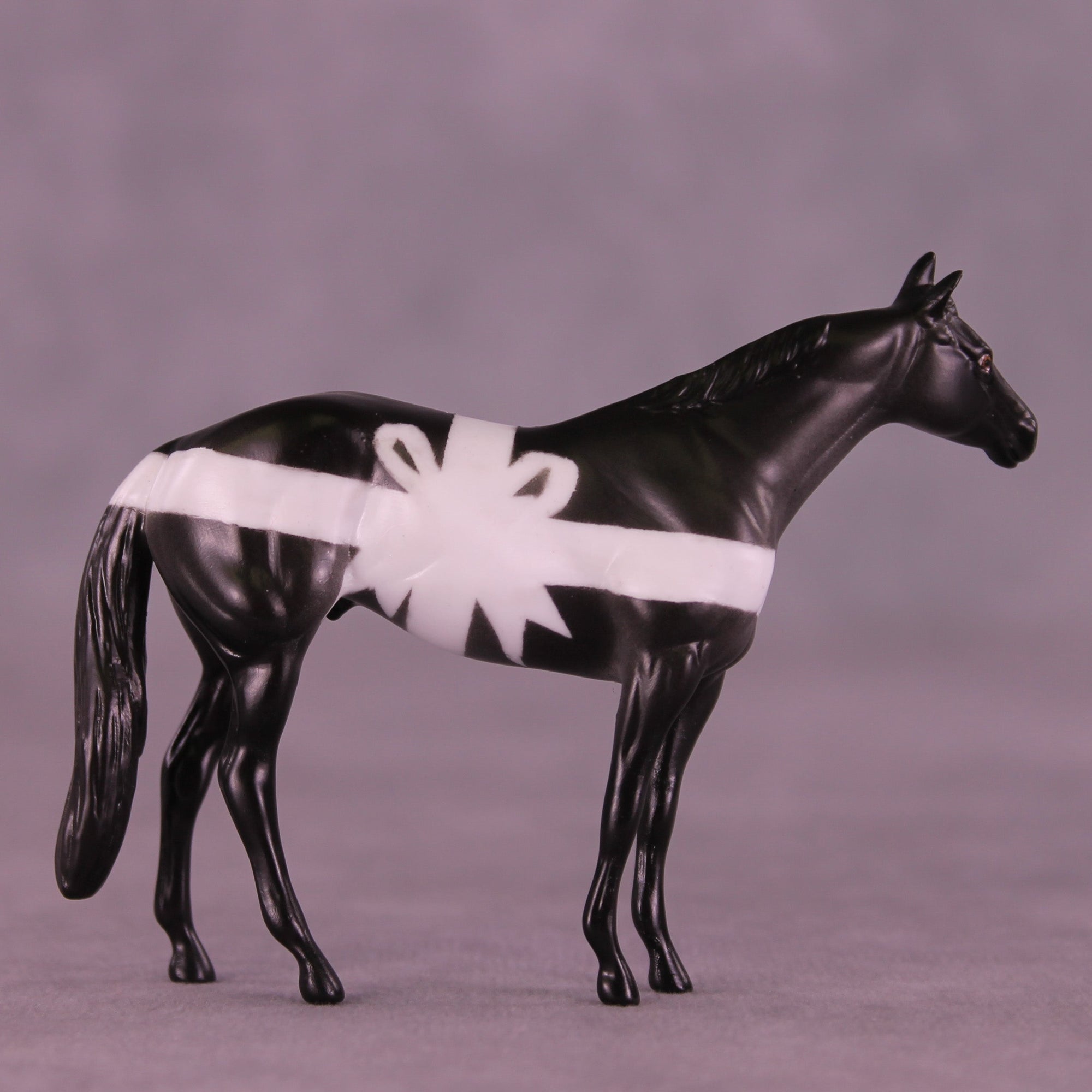 Cowboy Christmas Gift OOAK Chip Stock Horse by Anna Rieck HS25