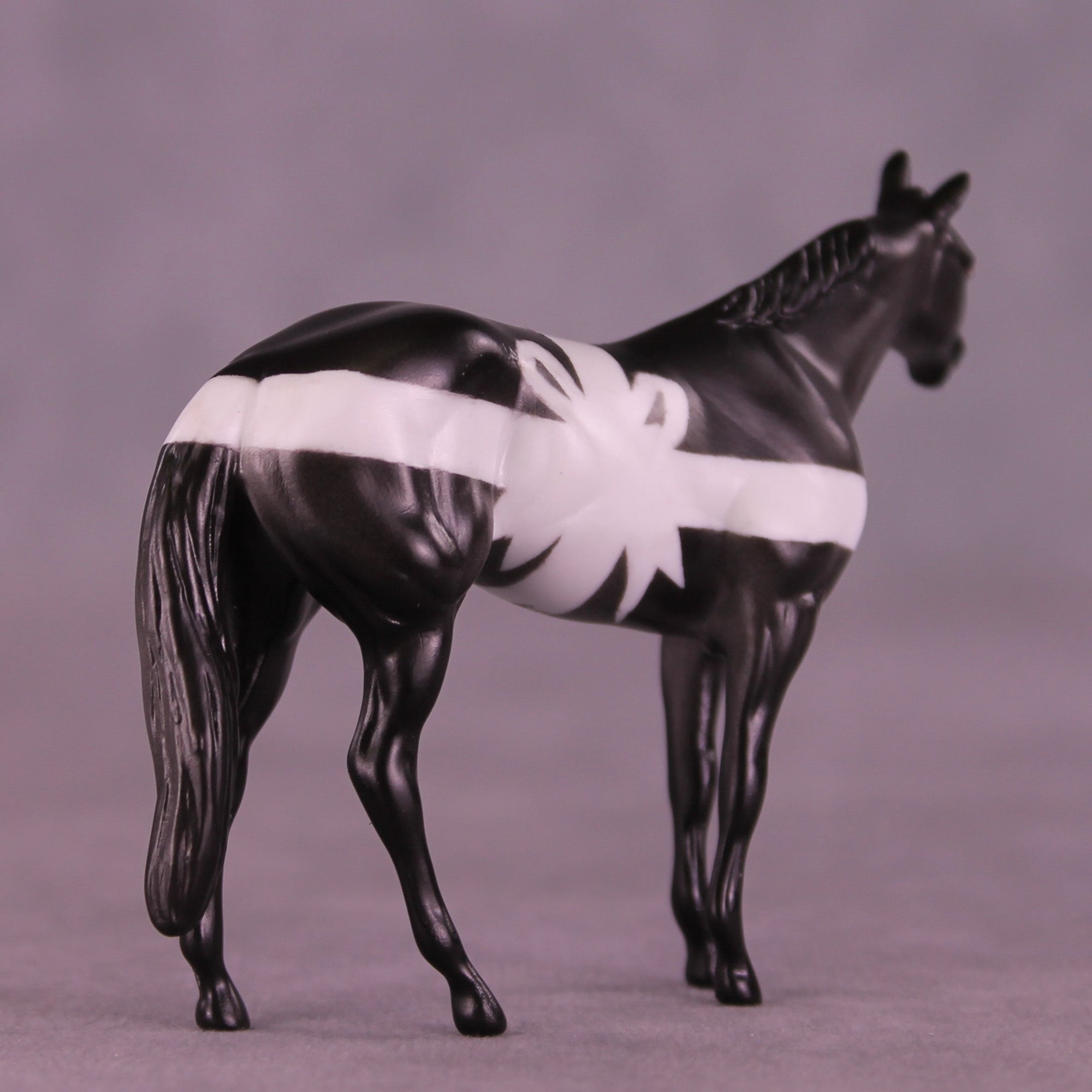 Cowboy Christmas Gift OOAK Chip Stock Horse by Anna Rieck HS25