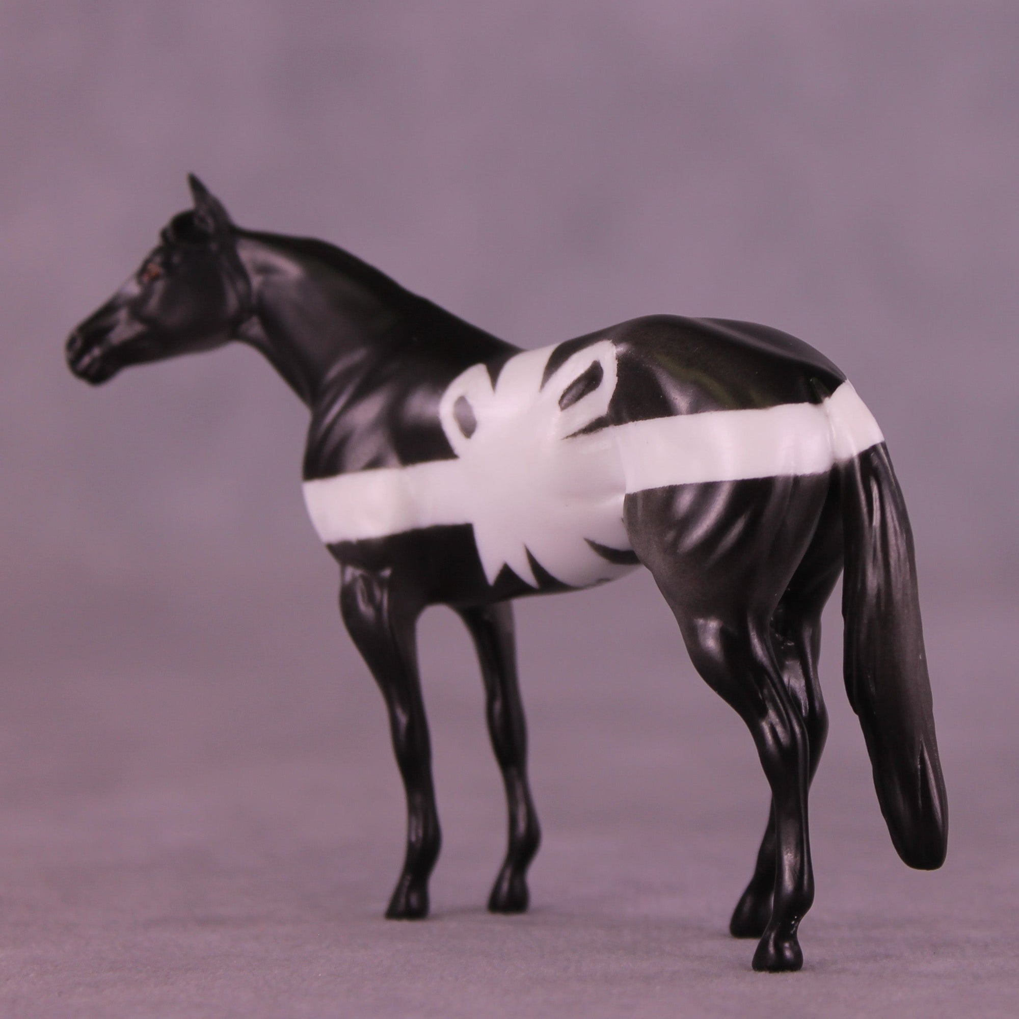 Cowboy Christmas Gift OOAK Chip Stock Horse by Anna Rieck HS25