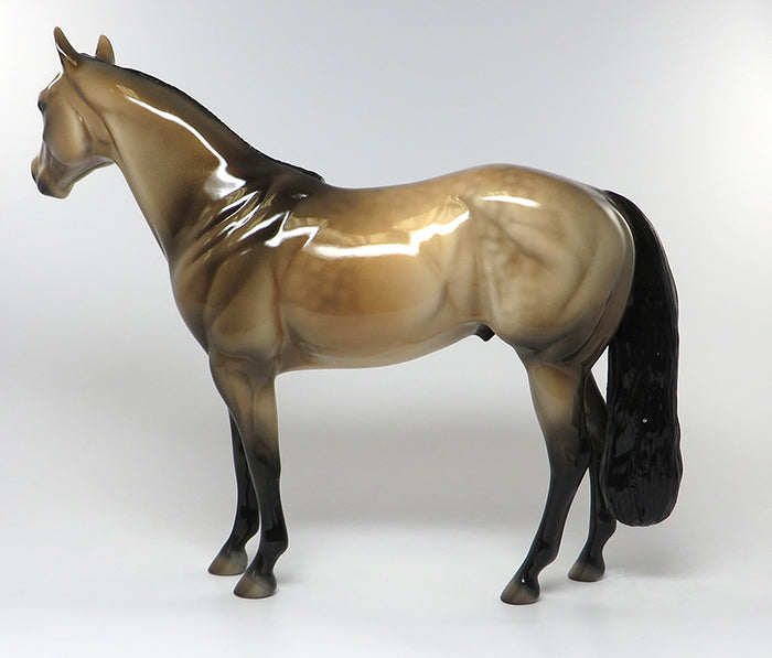 THE DEVIL'S SOOTY BROTHER-LE7 DAPPLE BUCKSKIN ISH MODEL HORSE EQ 2016 7/28