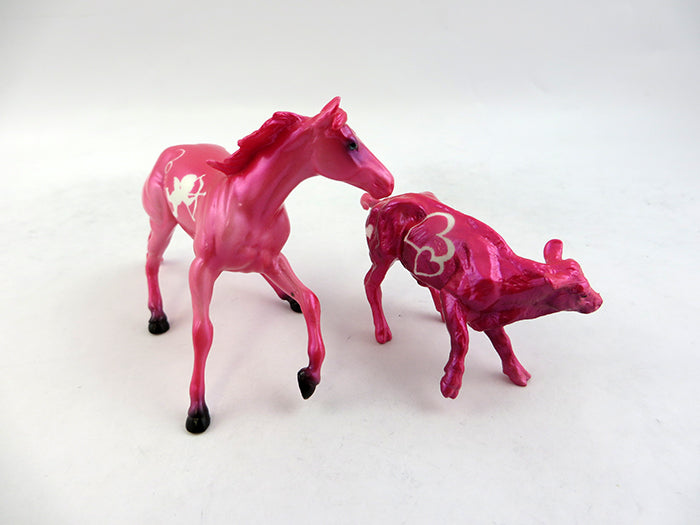 DINA-OOAK VALENTINE DECORATOR CUTTER AND CALF 2/6