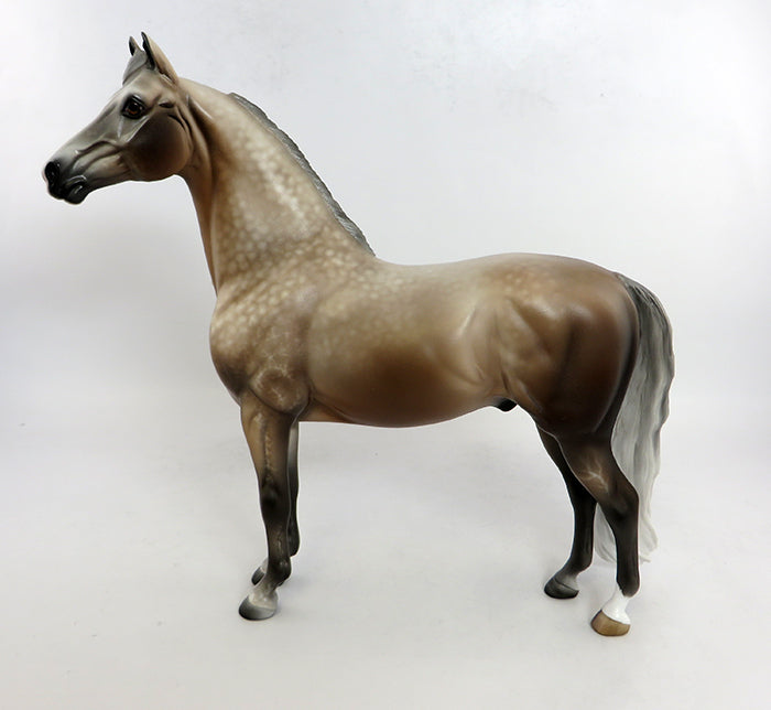 HALF TIME-OOAK CHESTNUT GOING GREY MORGAN HORSE 2/5