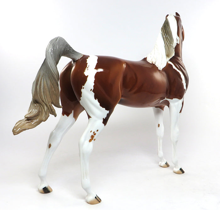 HERCULES-LE4 SILVER BAY PAINT ARABIAN MODEL HORSE EQ 2016 7/28