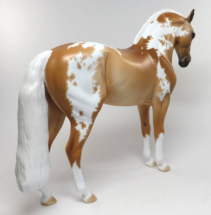 OPUS-OOAK ETCHED PALOMINO PAINT ANDALUSIAN BY DAWN QUICK 6/7