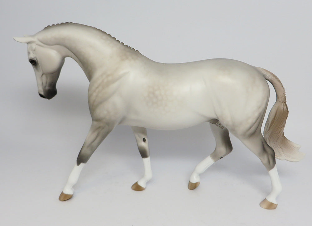 Doodle Bug~OOak dapple grey pony model horse by Sheryl Leisure