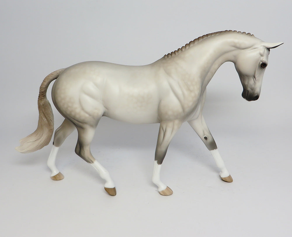 Doodle Bug~OOak dapple grey pony model horse by Sheryl Leisure