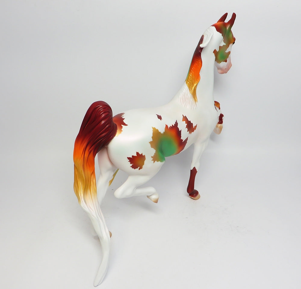 AUTUMN DANCER~OOAK FALL DECORATOR SADDLEBRED MODEL HORSE 11/2/17