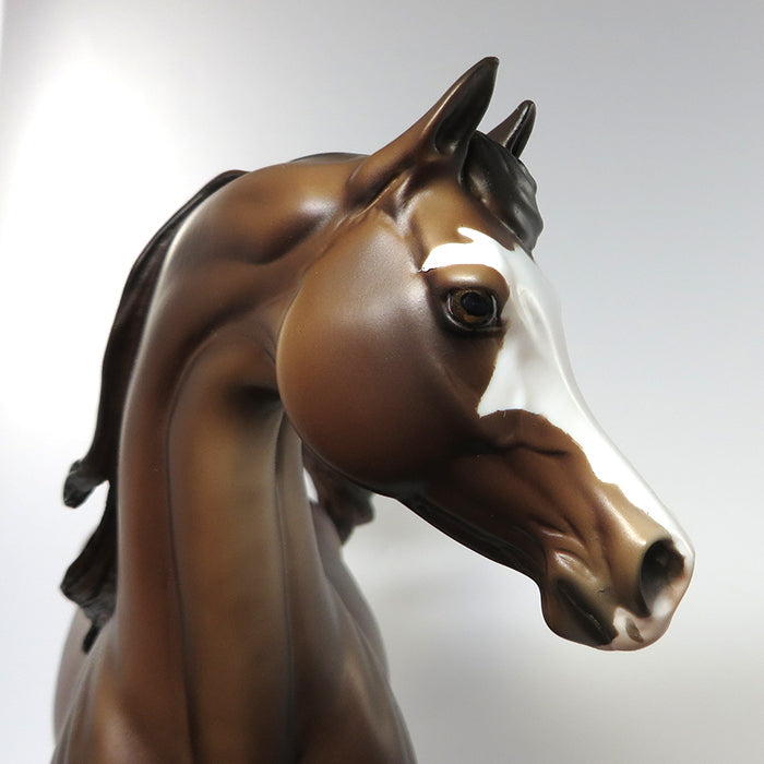 PS PROMISE-OOAK DAPPLE CHESTNUT ARABIAN MODEL HORSE 6/15
