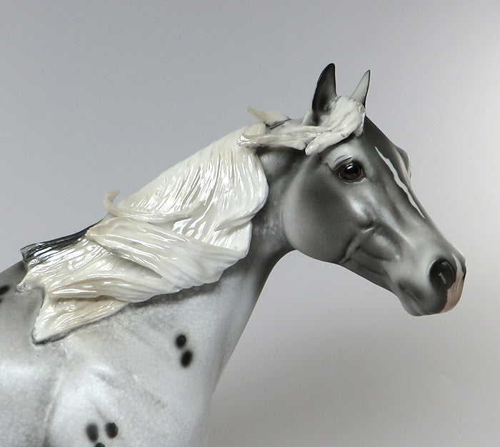 HANDSOME JACK-OOAK APPALOOSA MODEL HORSE 6/16