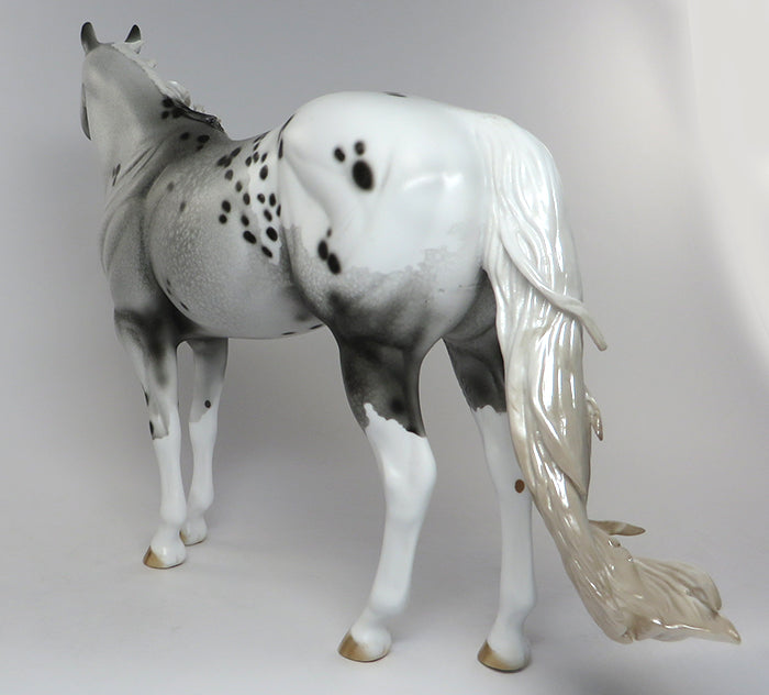 HANDSOME JACK-OOAK APPALOOSA MODEL HORSE 6/16