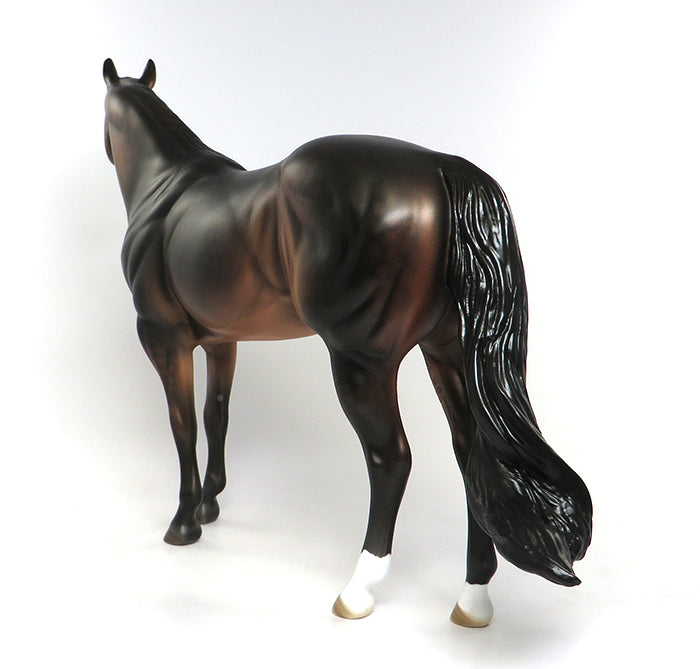 OLLIE OOP-OOAK DAPPLE SEAL BAY ISH MODEL HORSE 6/16