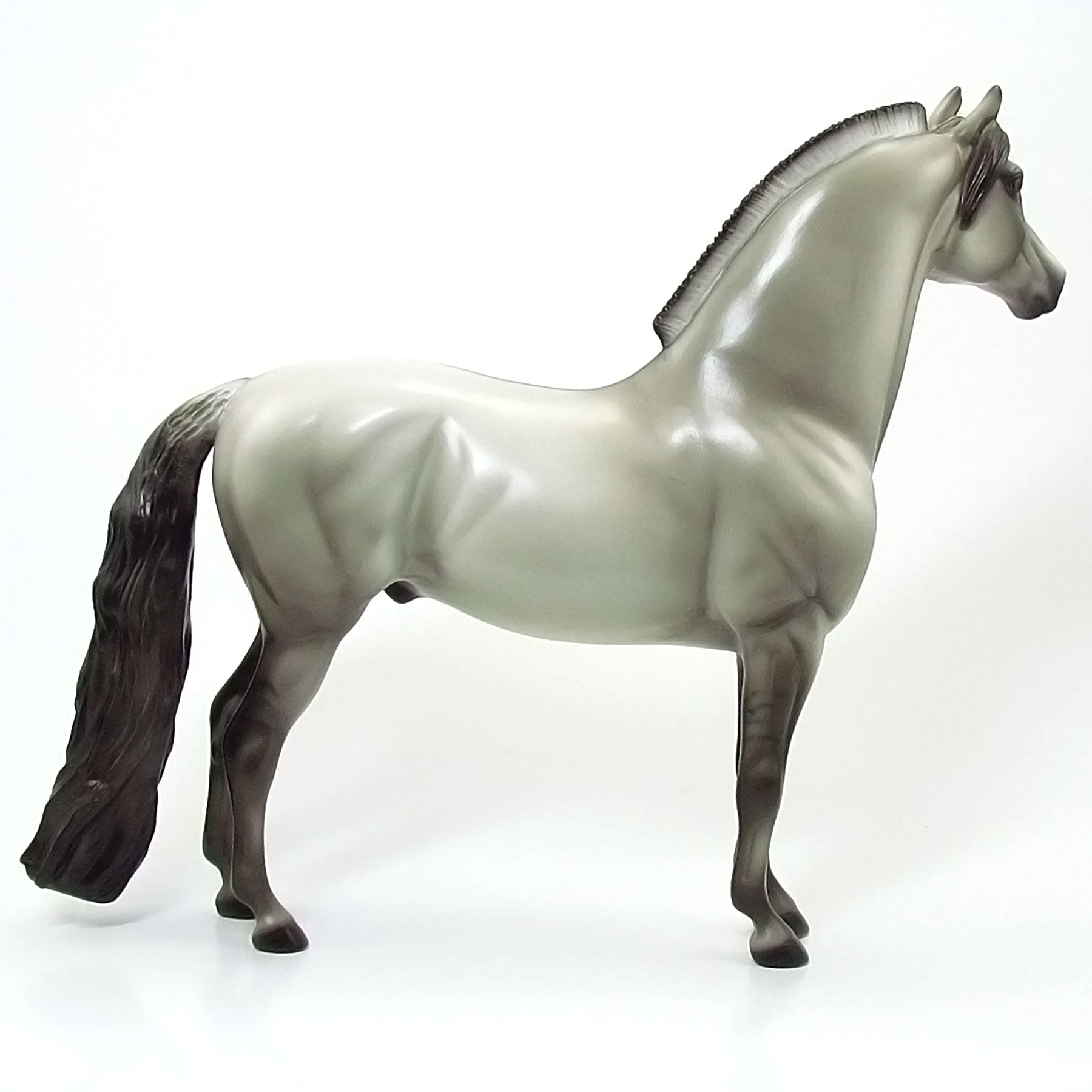 GREY GOOSE - OOAK Grey Dun Morgan Model Horse - 6/15