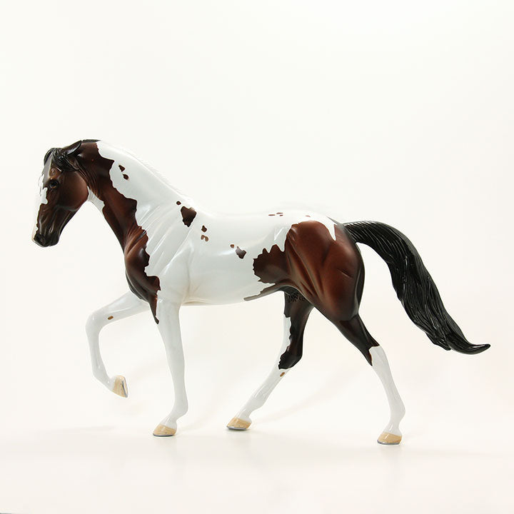 HERSHEY KISSES - OOAK Bay Pinto Tennessee Walker Model Horse - LE4 - 6/15