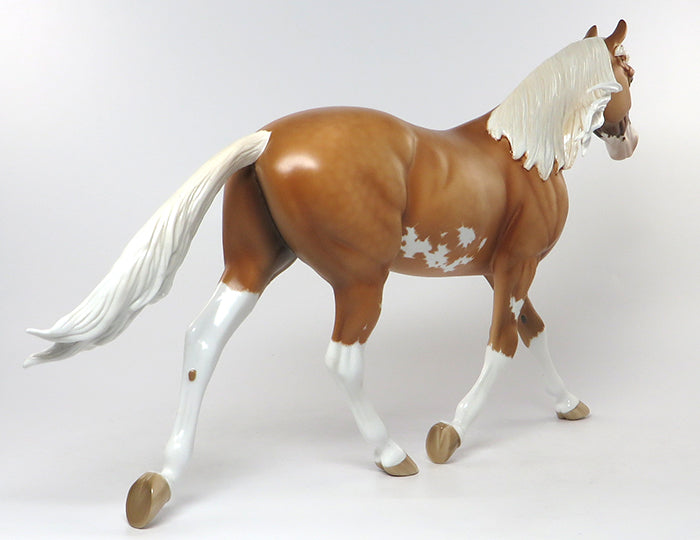 PS YOU ARE MY SUNSHINE-OOAK ETCHED PALOMINO PAINT PALOUSE MODEL HORSE 6/28