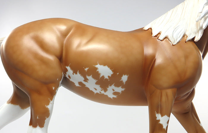 PS YOU ARE MY SUNSHINE-OOAK ETCHED PALOMINO PAINT PALOUSE MODEL HORSE 6/28