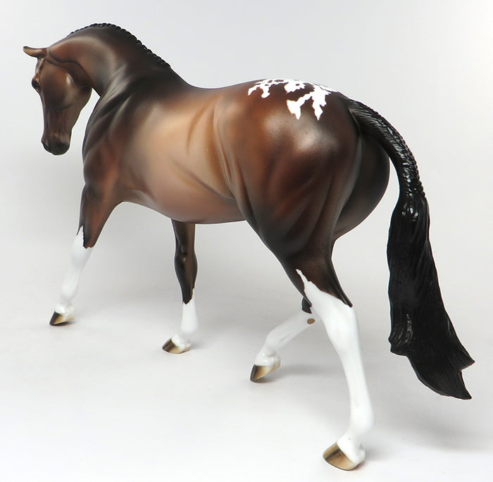 JAZZ MAN-OOAK BAY APPALOOSA PONY MODEL HORSE 6/29