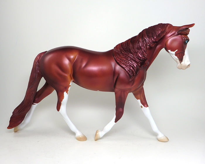 slippery when wet thoroughbred model horse