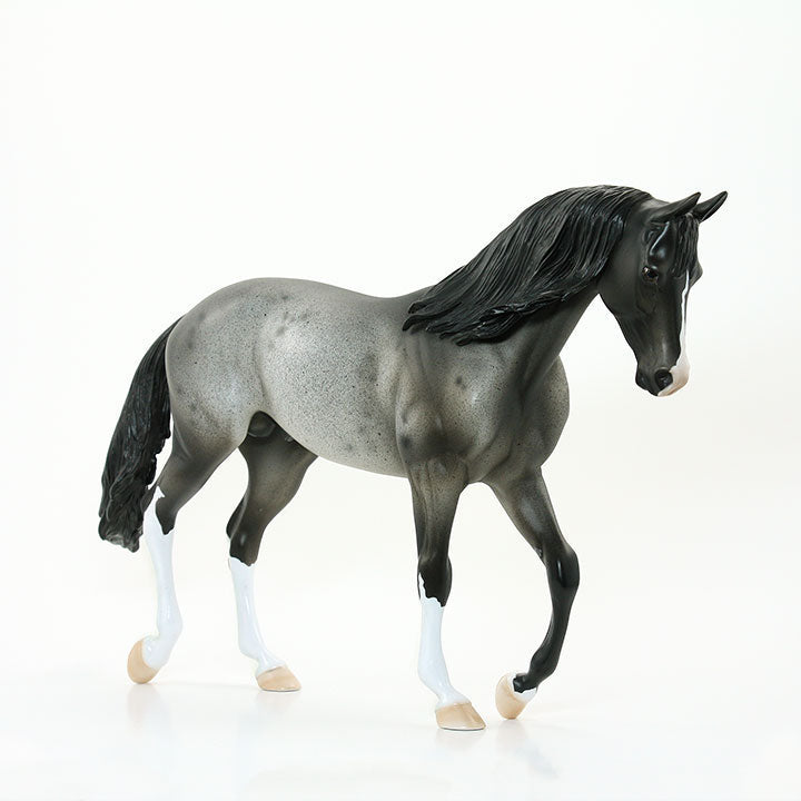 BEAMER - OOAK Blue Roan Thoroughbred 6/15
