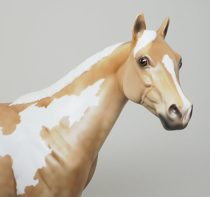 SKINNY LOVE - DAPPLE PALOMINO PAINT LIMITED EDITION ISH MODEL HORSE - L5 - 1/8