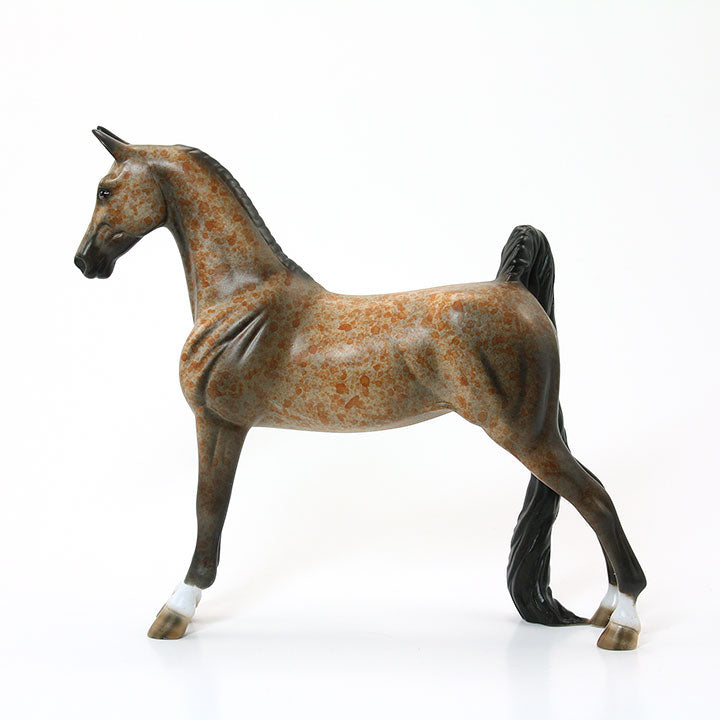 INFERNO - OOAK Appaloosa Saddlebred Model Horse Pebble - 6/15