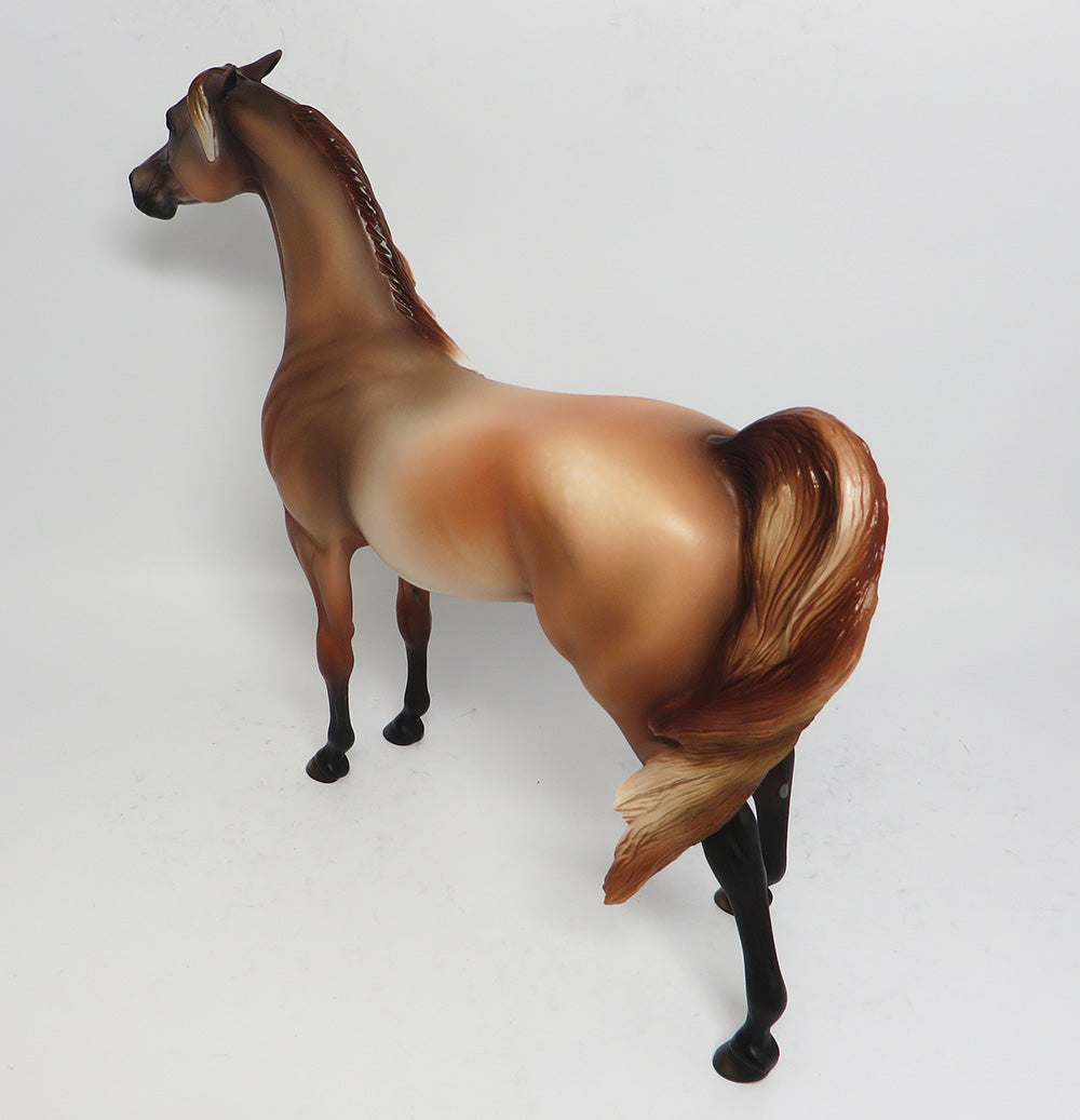GAIUS~OOAK CHESTNUT PINNED EAR ARABIAN MODEL HORSE 5/10