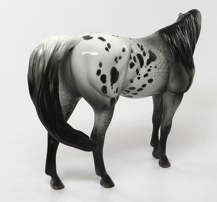 HONEY BUNCH-OOAK LEOPARD APPALOOSA ARABIAN PEBBLES MODEL HORSE 7/1