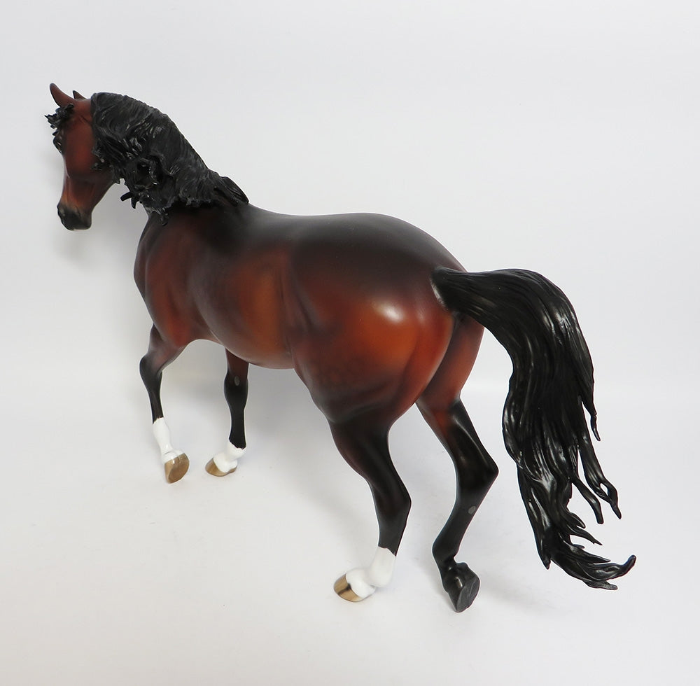 RADIO FLYER-OOAK CUSTOM DAPPLE BAY THROUGHBRED BY SHERYL LEISURE