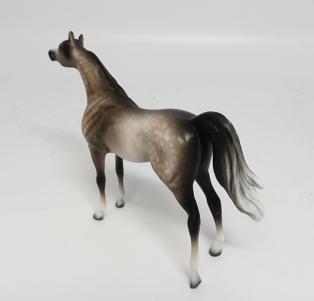 ETERNITY~OOAK DAPPLE GREY ARABIAN CHIPS MODEL HORSE 5/10