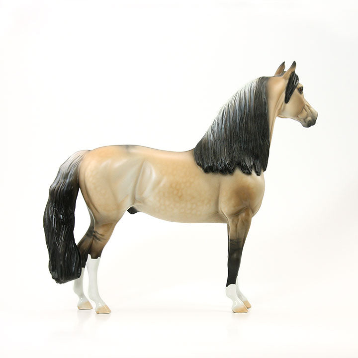 HE'S EARNED HIS STRIPES - OOAK Frosted Dun Morgan 6/15