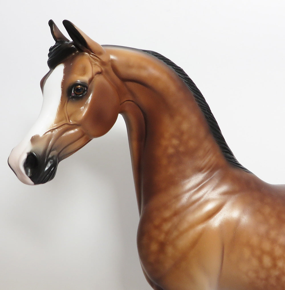 SOCK MONKEY-OOAK DAPPLE BAY ARABIAN CUSTOM BY SHERYL LEISURE