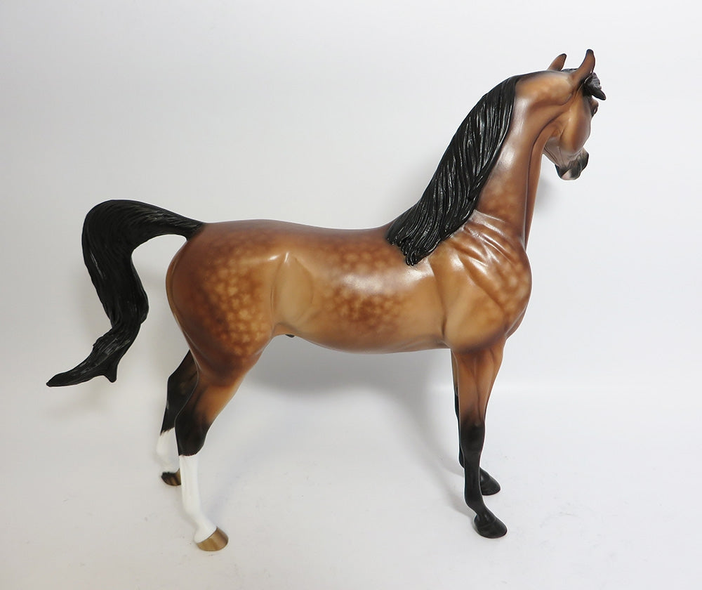 SOCK MONKEY-OOAK DAPPLE BAY ARABIAN CUSTOM BY SHERYL LEISURE