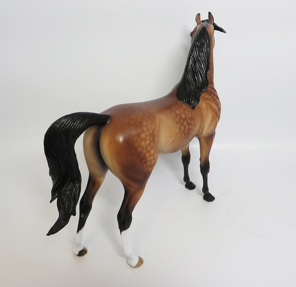 SOCK MONKEY-OOAK DAPPLE BAY ARABIAN CUSTOM BY SHERYL LEISURE